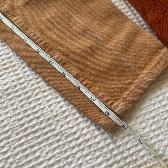 VINTAGE Levi’s orange jeans! Size 3 M - Picture 8 of 9